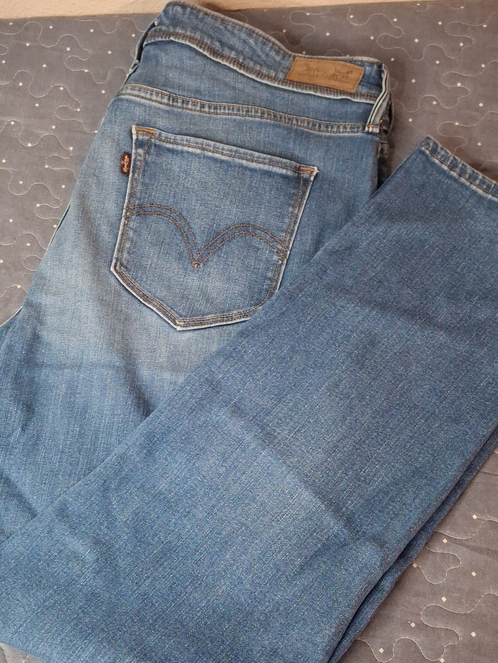 Levi's Perfectly Shaping 512 Skinny Leg Skinny Jeans Blue size 18W